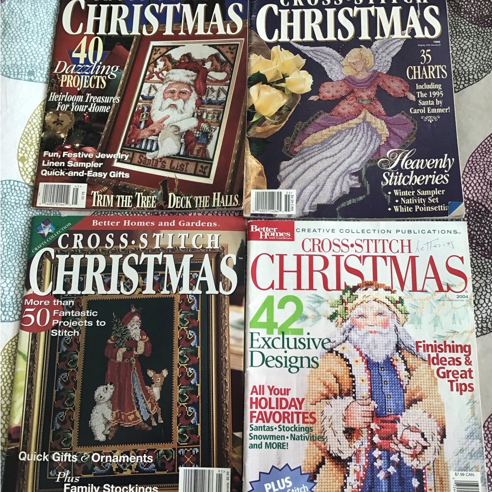 Christmas Cross-Stitch Magazine Set